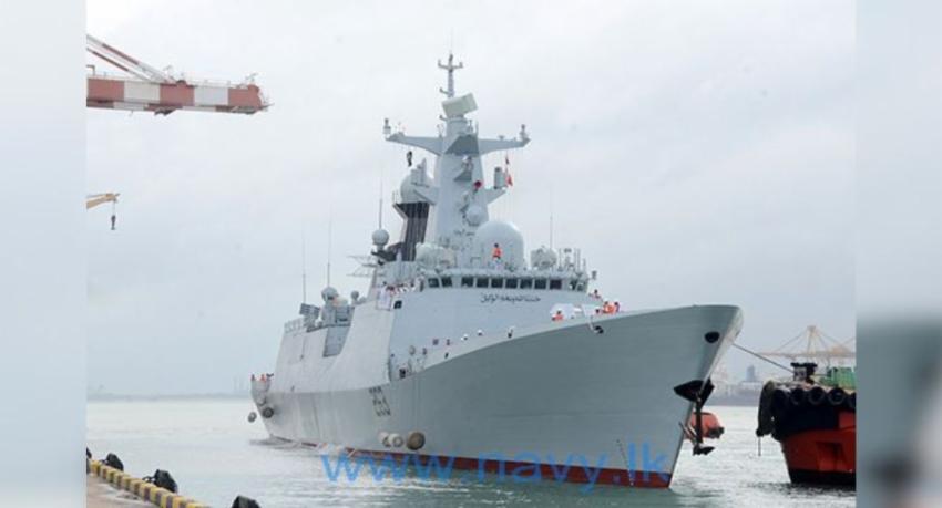 PNS ‘Tippu Sultan’ arrives at port of Colombo